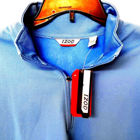 Blue Izod Perform X Pullover Large - Picture 2 of 4